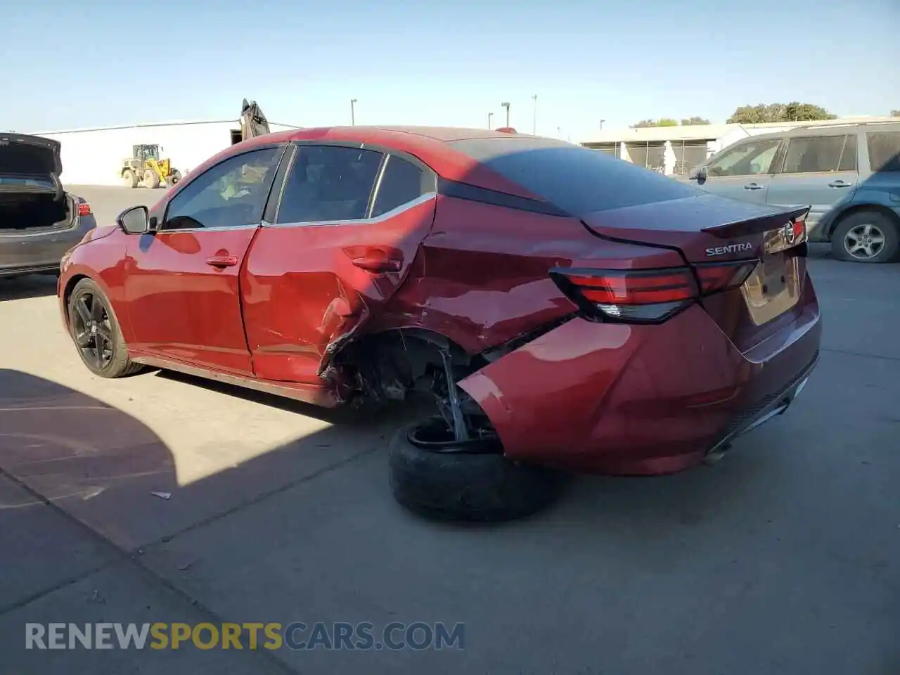 2 Photograph of a damaged car 3N1AB8DV3MY326294 NISSAN SENTRA 2021