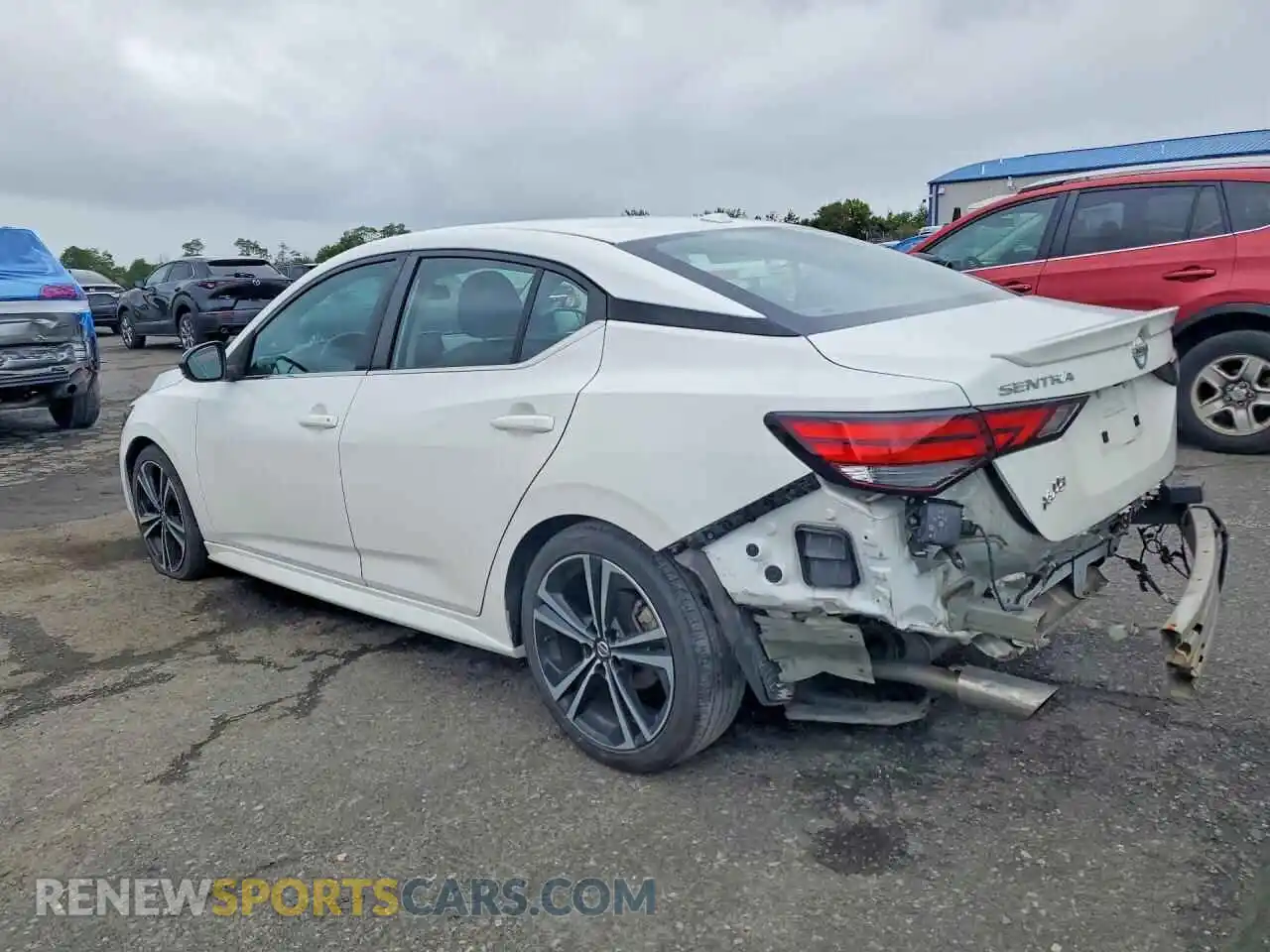 2 Photograph of a damaged car 3N1AB8DV4MY203667 NISSAN SENTRA 2021