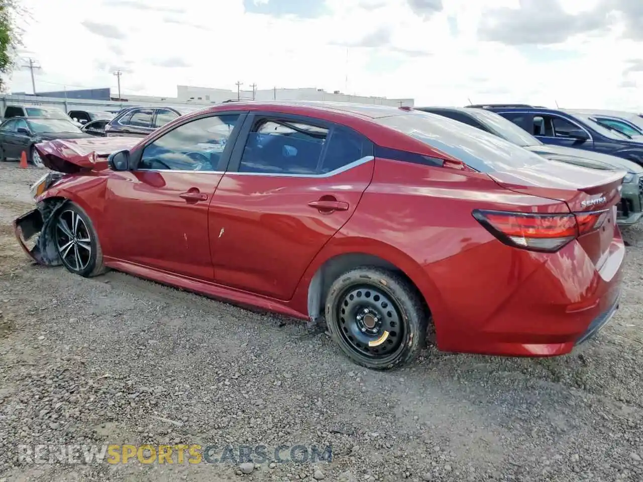 2 Photograph of a damaged car 3N1AB8DV4MY307026 NISSAN SENTRA 2021