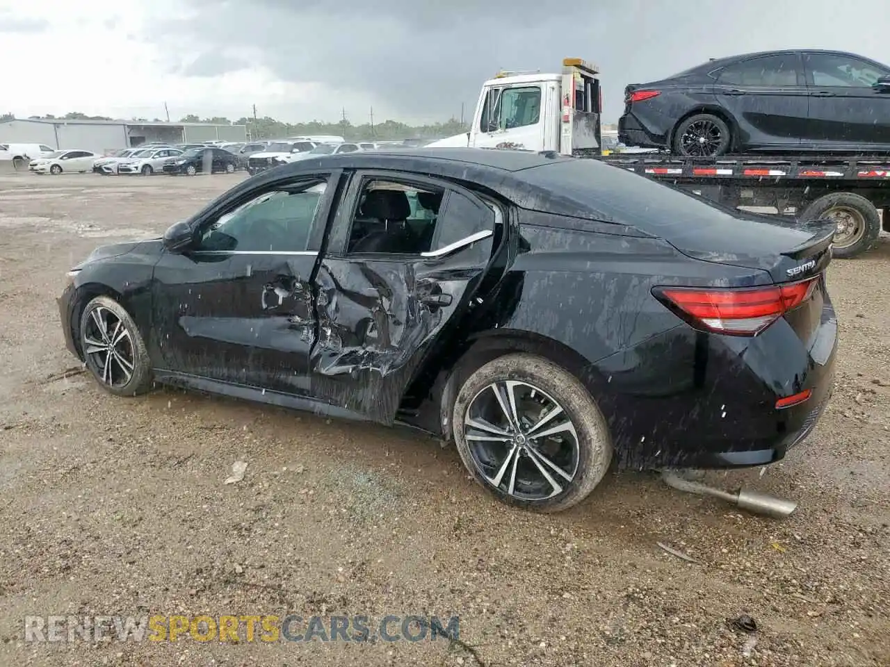 2 Photograph of a damaged car 3N1AB8DV5MY243854 NISSAN SENTRA 2021