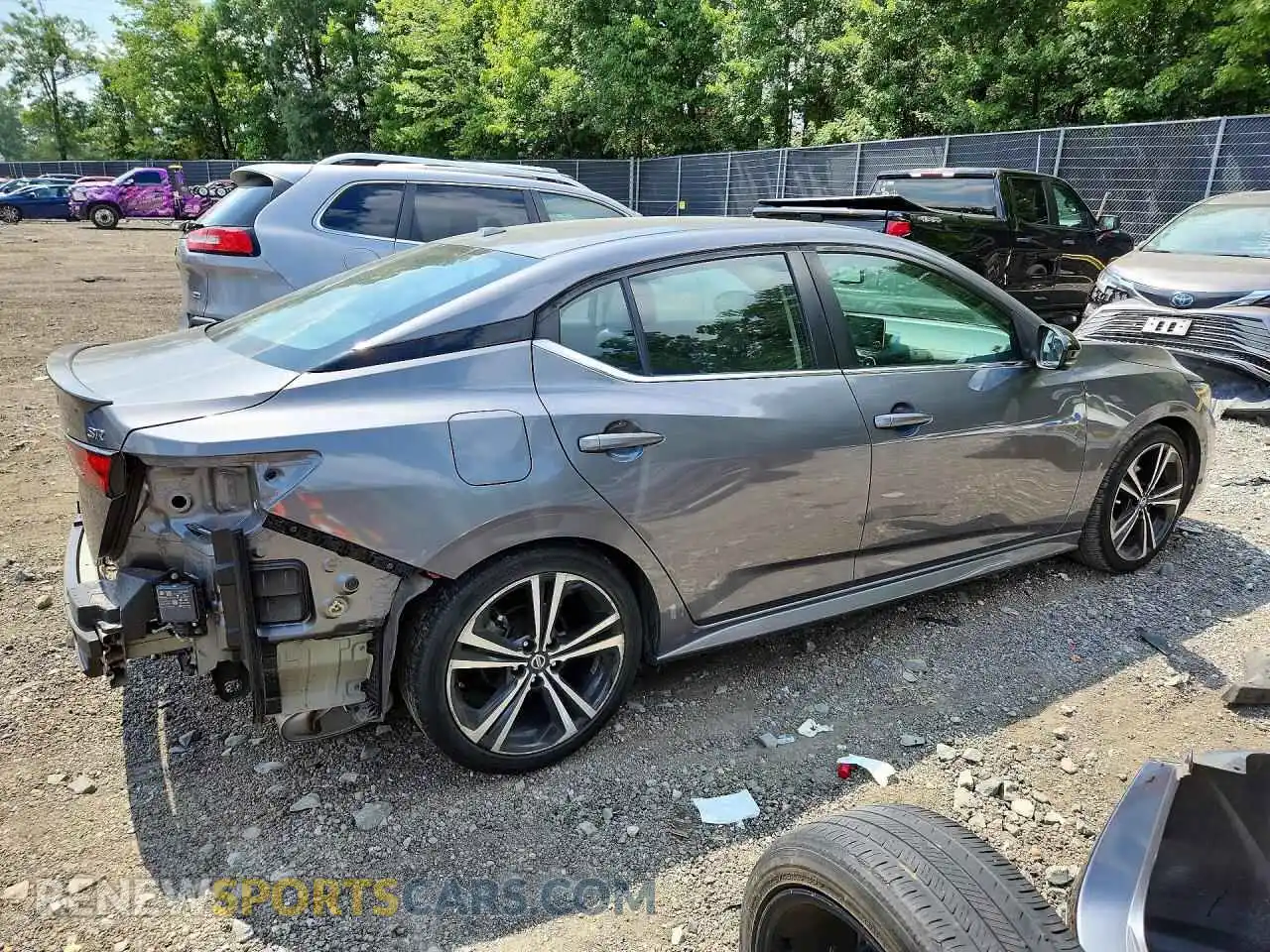 3 Photograph of a damaged car 3N1AB8DV6MY202892 NISSAN SENTRA 2021