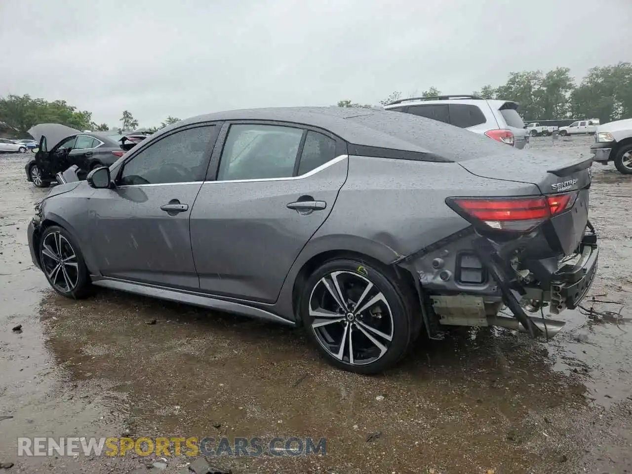 2 Photograph of a damaged car 3N1AB8DV6MY209129 NISSAN SENTRA 2021