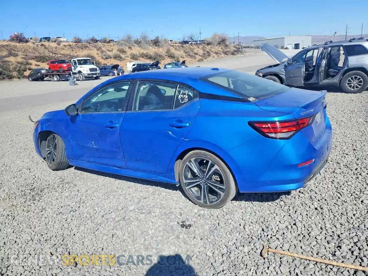 2 Photograph of a damaged car 3N1AB8DV6MY211933 NISSAN SENTRA 2021