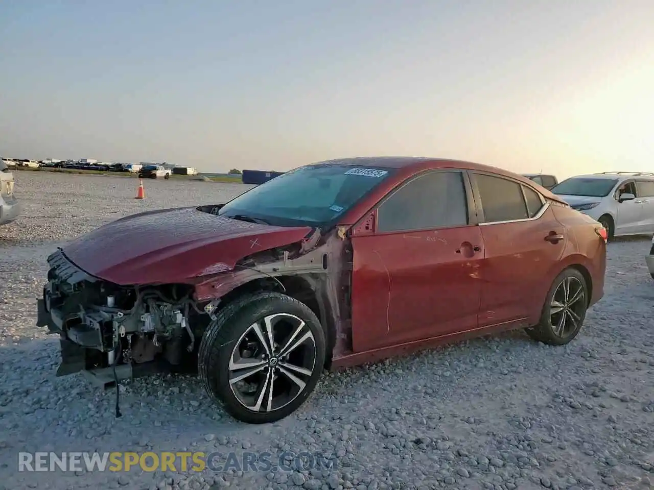 1 Photograph of a damaged car 3N1AB8DV6MY244754 NISSAN SENTRA 2021