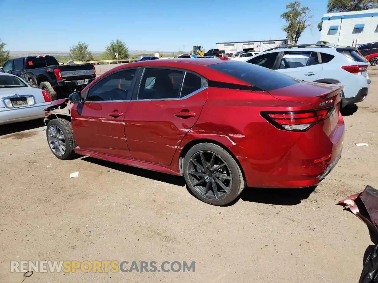 2 Photograph of a damaged car 3N1AB8DV6MY247783 NISSAN SENTRA 2021