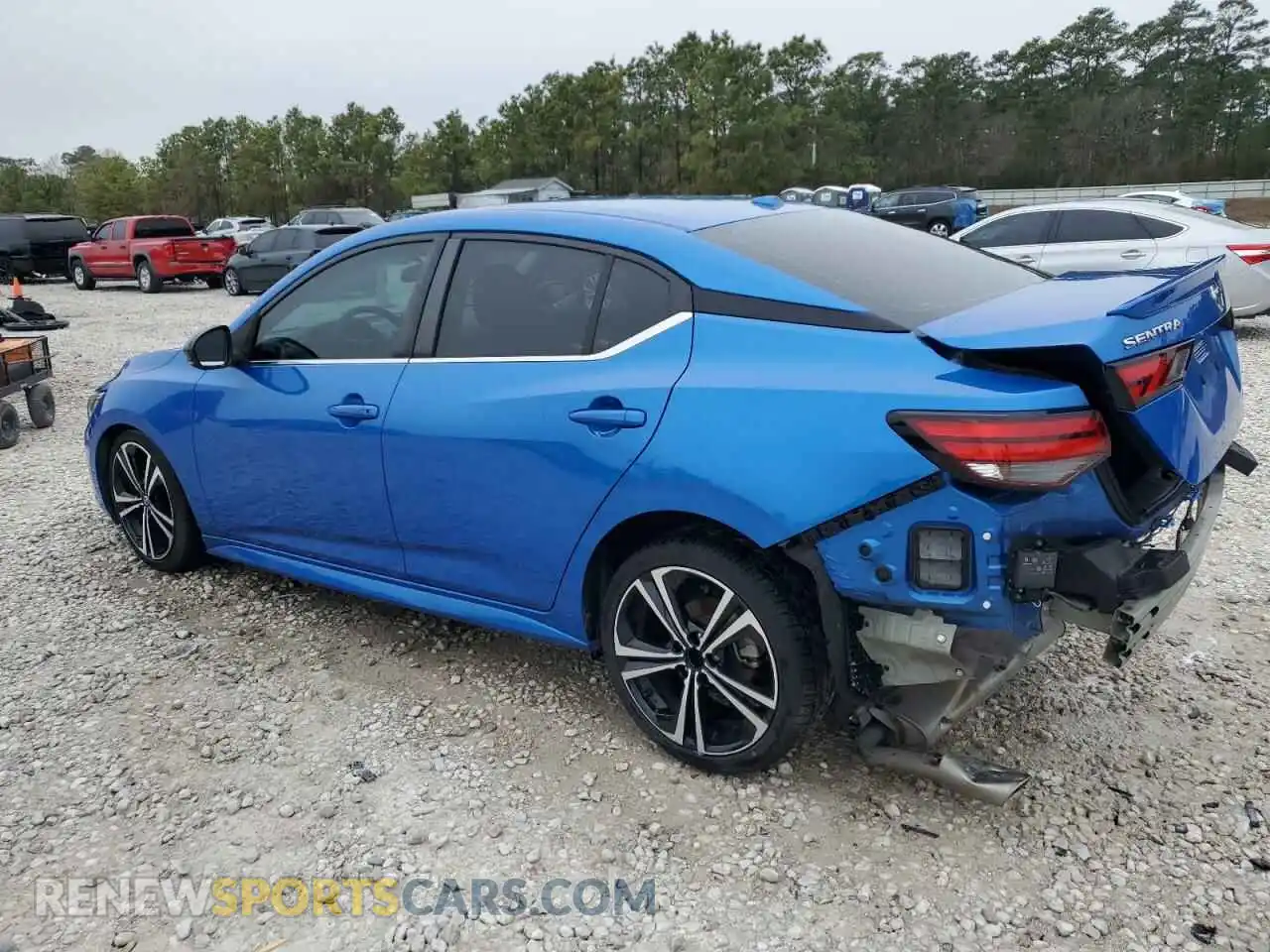 2 Photograph of a damaged car 3N1AB8DV6MY256788 NISSAN SENTRA 2021