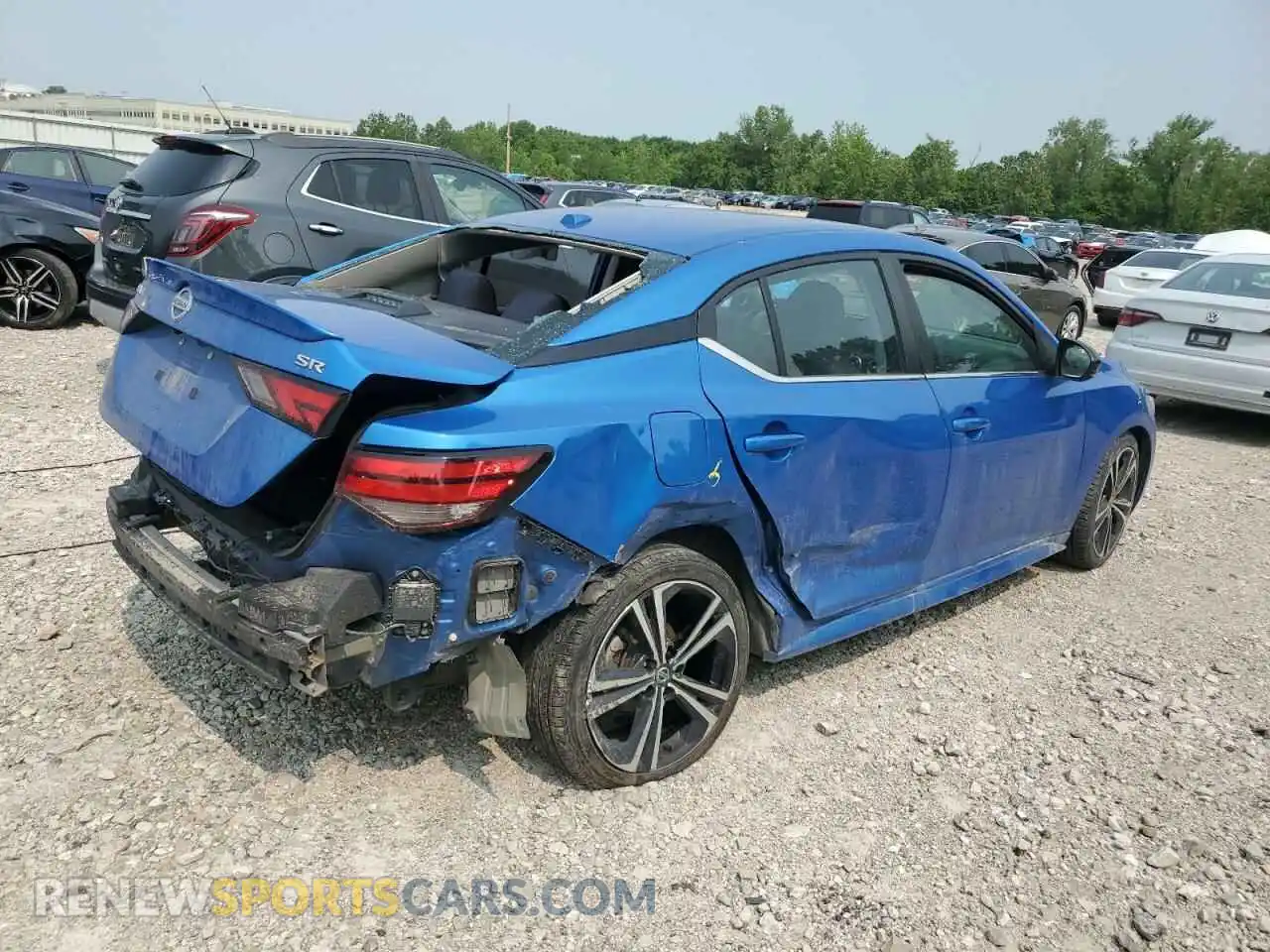 3 Photograph of a damaged car 3N1AB8DV6MY284574 NISSAN SENTRA 2021