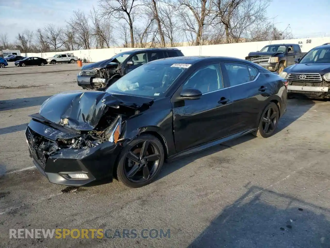 1 Photograph of a damaged car 3N1AB8DV6MY325835 NISSAN SENTRA 2021