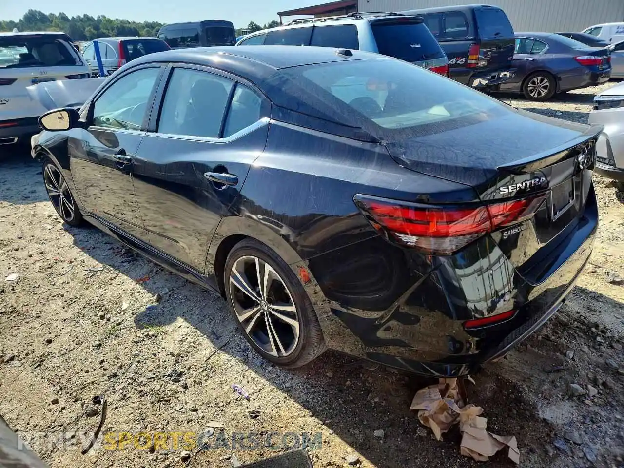 2 Photograph of a damaged car 3N1AB8DV7MY212833 NISSAN SENTRA 2021