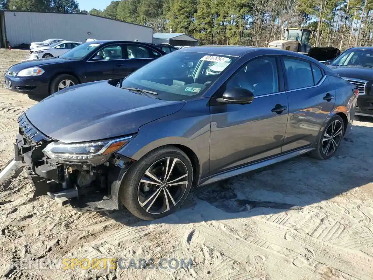 1 Photograph of a damaged car 3N1AB8DV7MY219555 NISSAN SENTRA 2021
