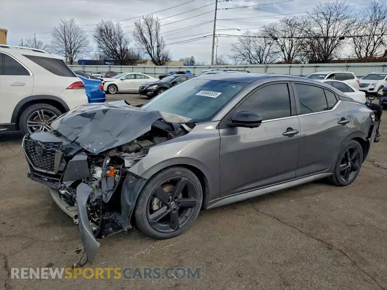 1 Photograph of a damaged car 3N1AB8DV7MY238302 NISSAN SENTRA 2021