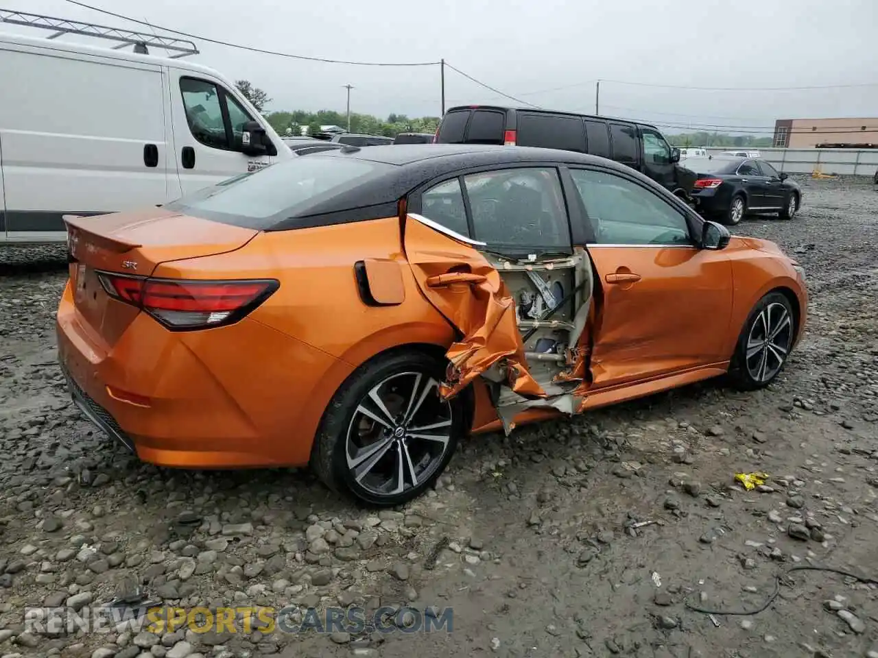 3 Photograph of a damaged car 3N1AB8DV7MY249221 NISSAN SENTRA 2021