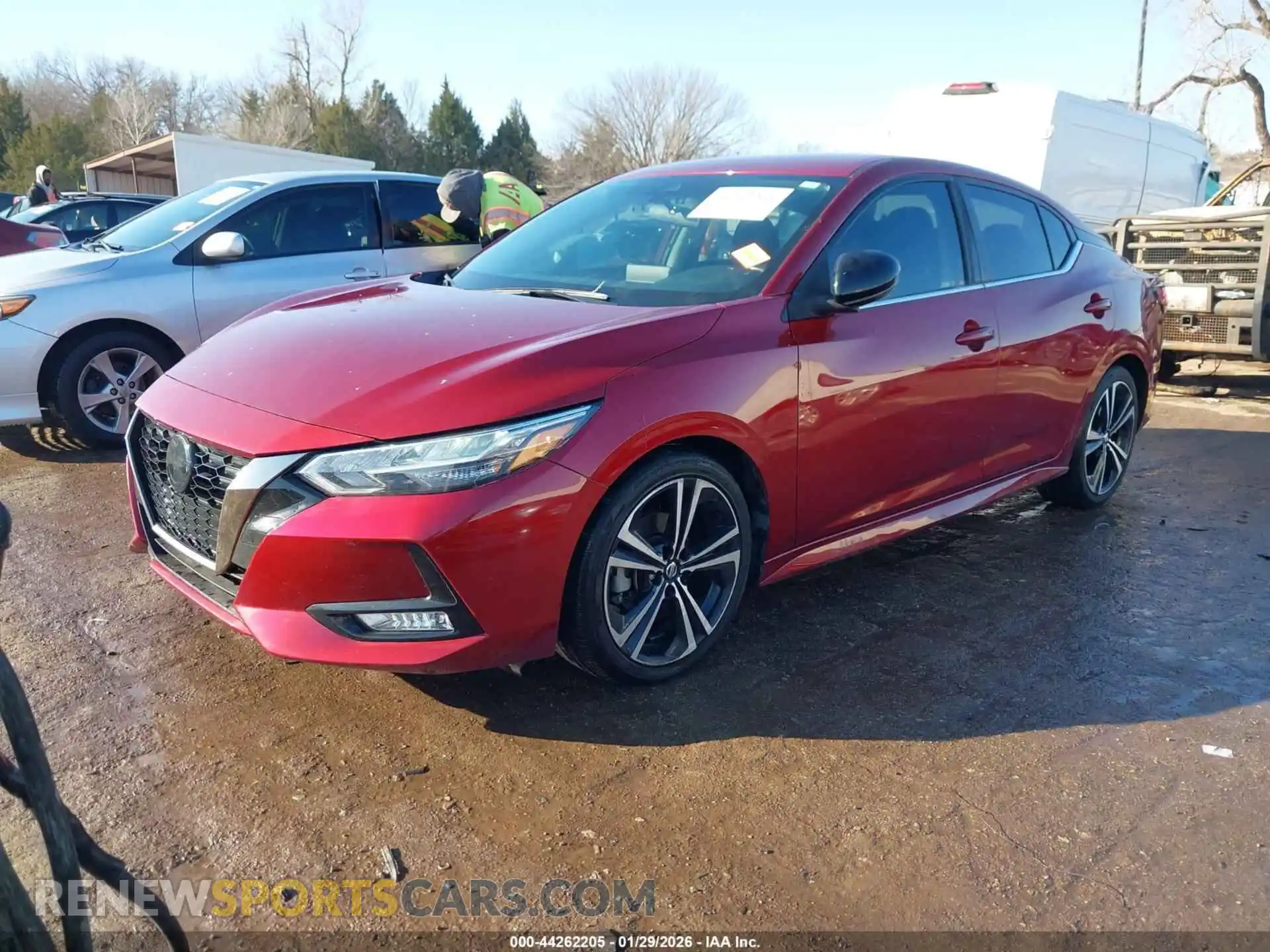 2 Photograph of a damaged car 3N1AB8DV7MY326024 NISSAN SENTRA 2021