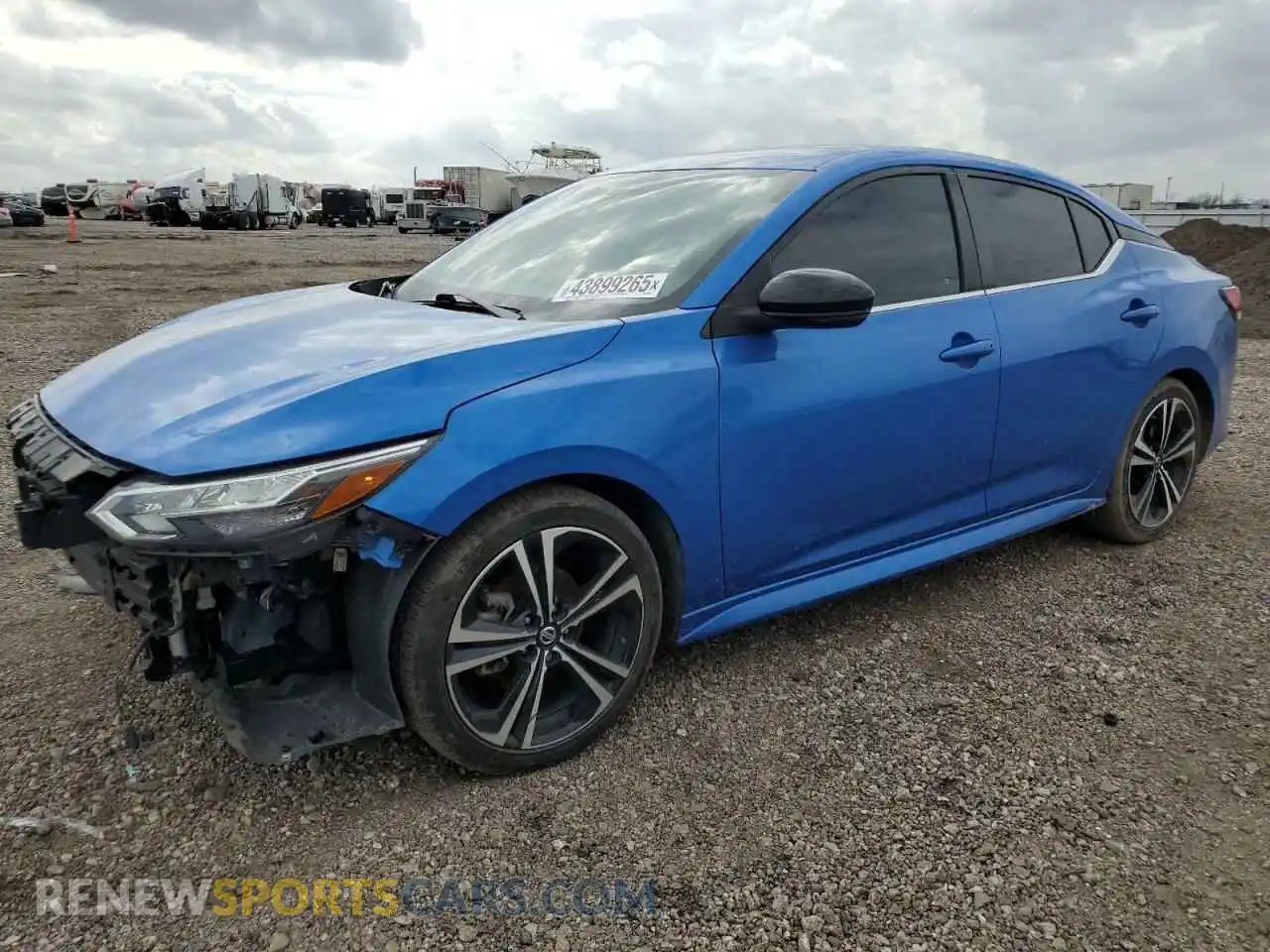 1 Photograph of a damaged car 3N1AB8DV7MY329604 NISSAN SENTRA 2021