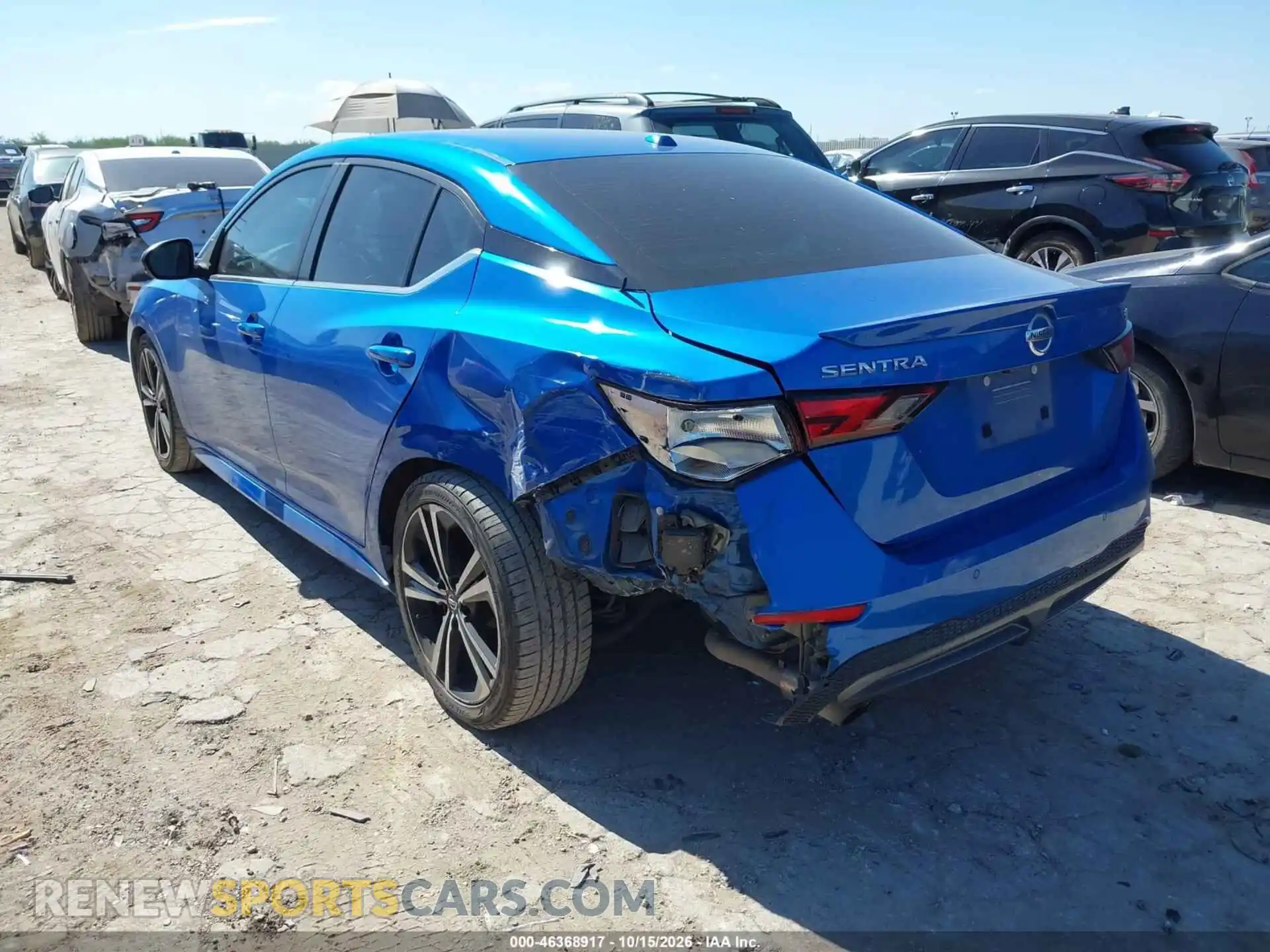 3 Photograph of a damaged car 3N1AB8DV8MY277660 NISSAN SENTRA 2021