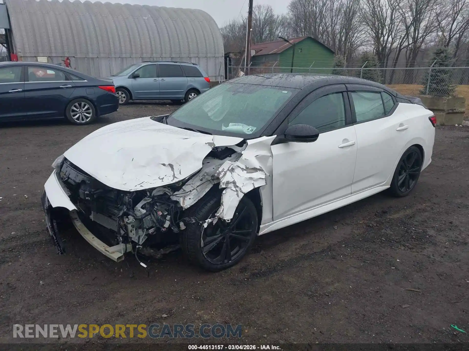 2 Photograph of a damaged car 3N1AB8DV8MY287475 NISSAN SENTRA 2021