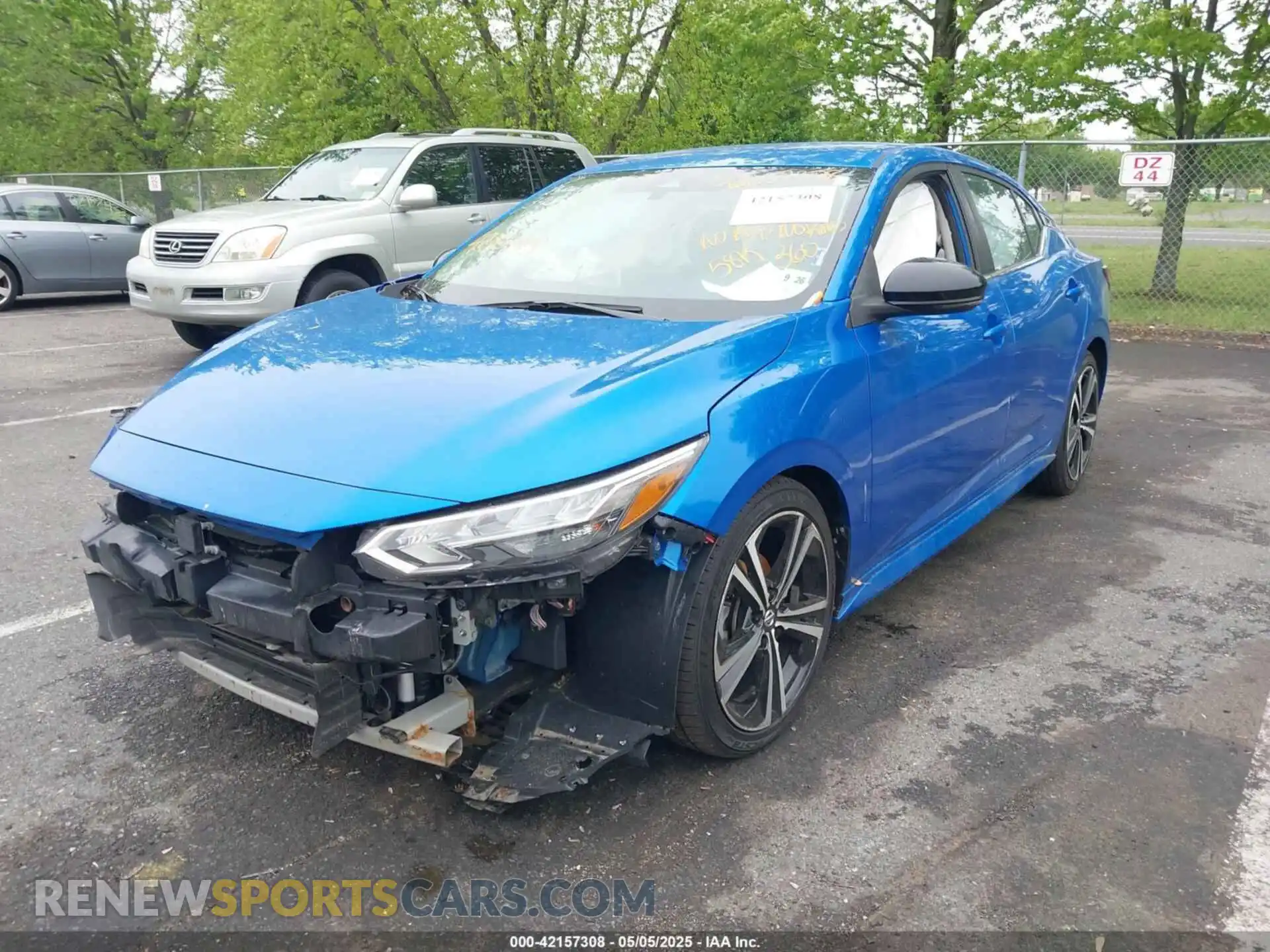 2 Photograph of a damaged car 3N1AB8DV8MY324170 NISSAN SENTRA 2021
