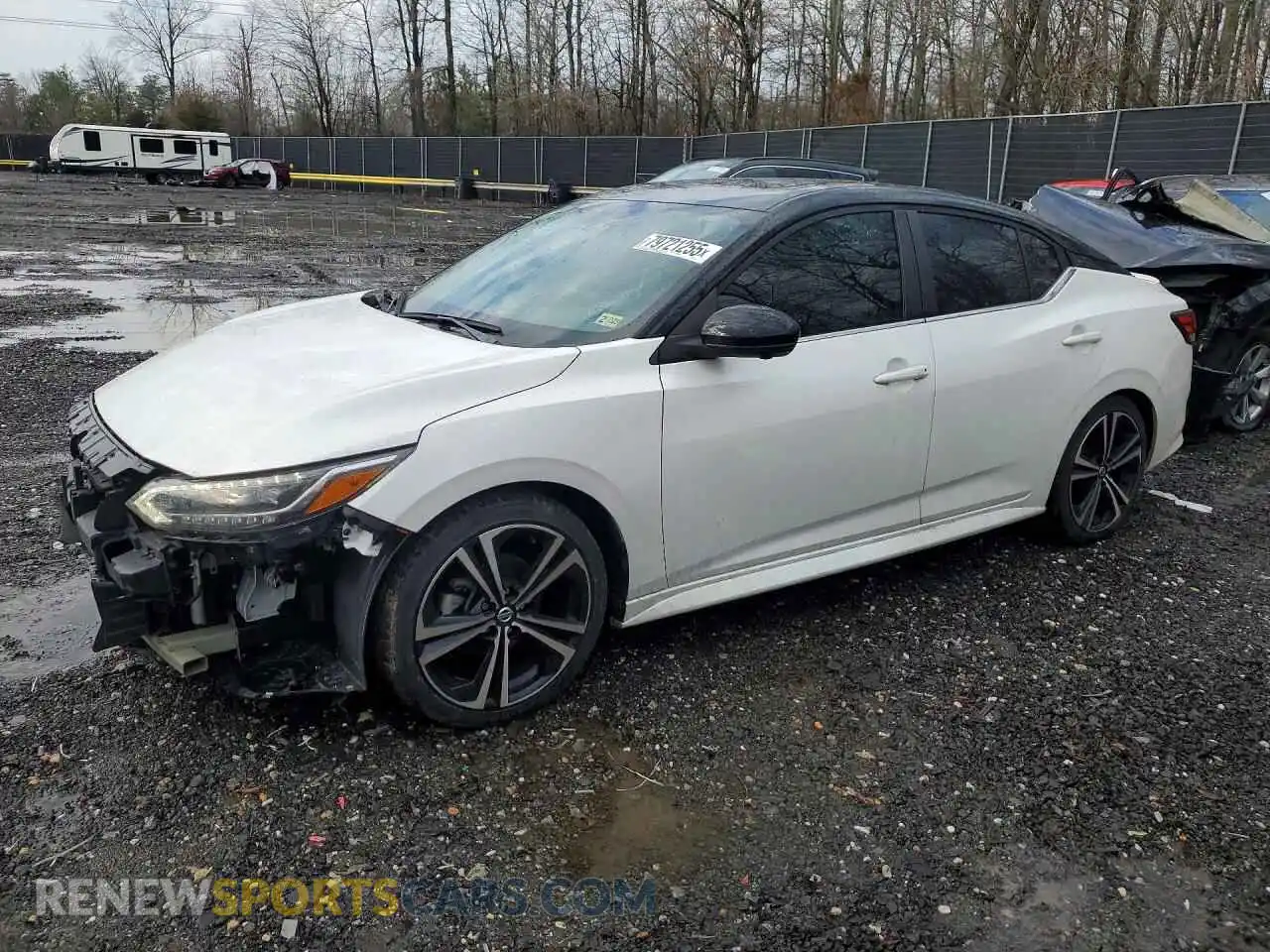 1 Photograph of a damaged car 3N1AB8DV9MY304302 NISSAN SENTRA 2021