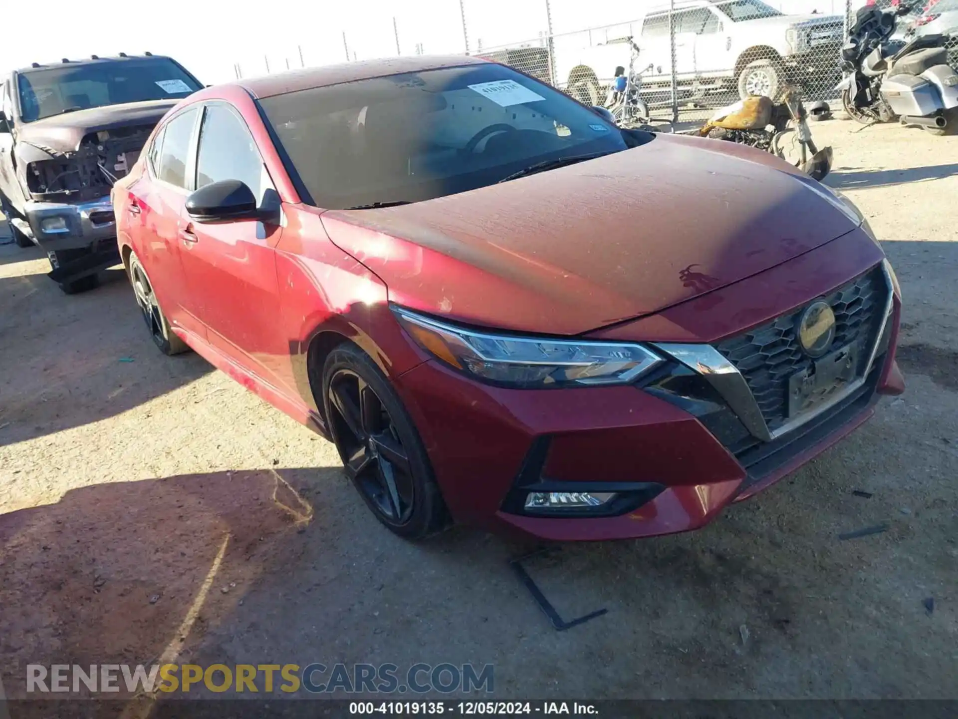 1 Photograph of a damaged car 3N1AB8DVXMY321111 NISSAN SENTRA 2021