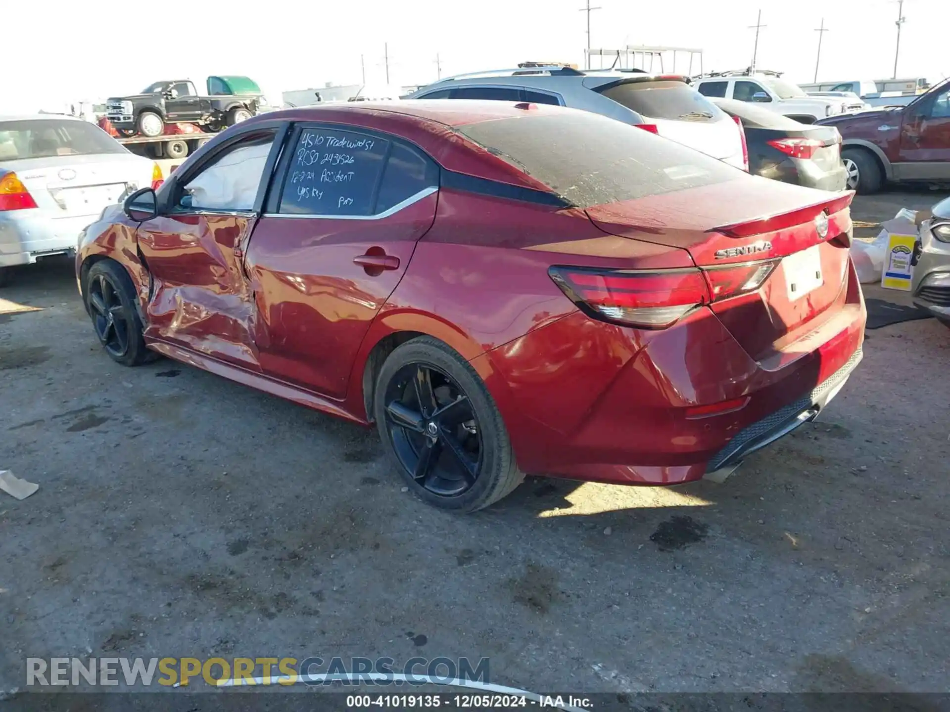 3 Photograph of a damaged car 3N1AB8DVXMY321111 NISSAN SENTRA 2021
