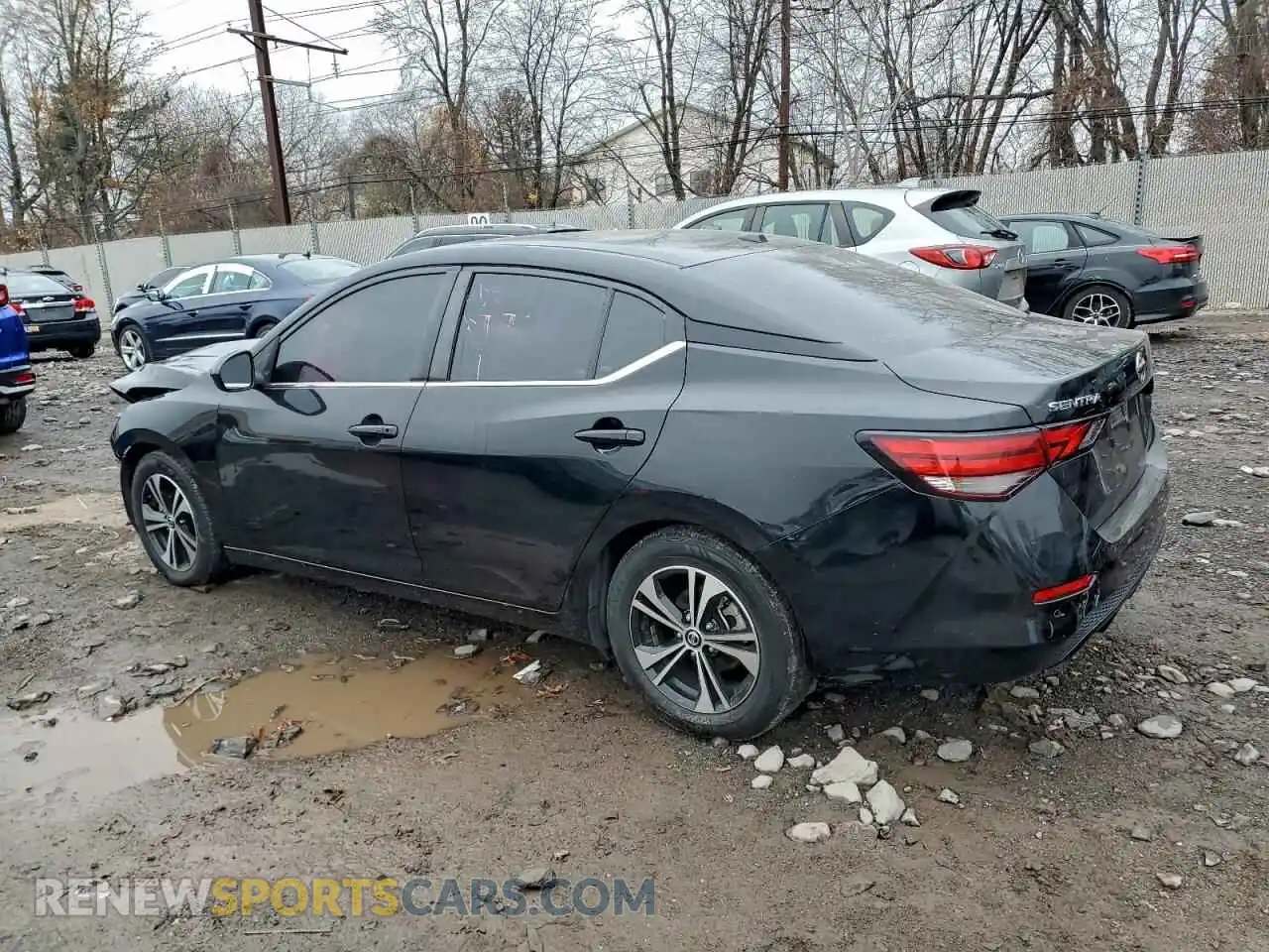 2 Photograph of a damaged car 3N1AB8CV4NY242519 NISSAN SENTRA 2022
