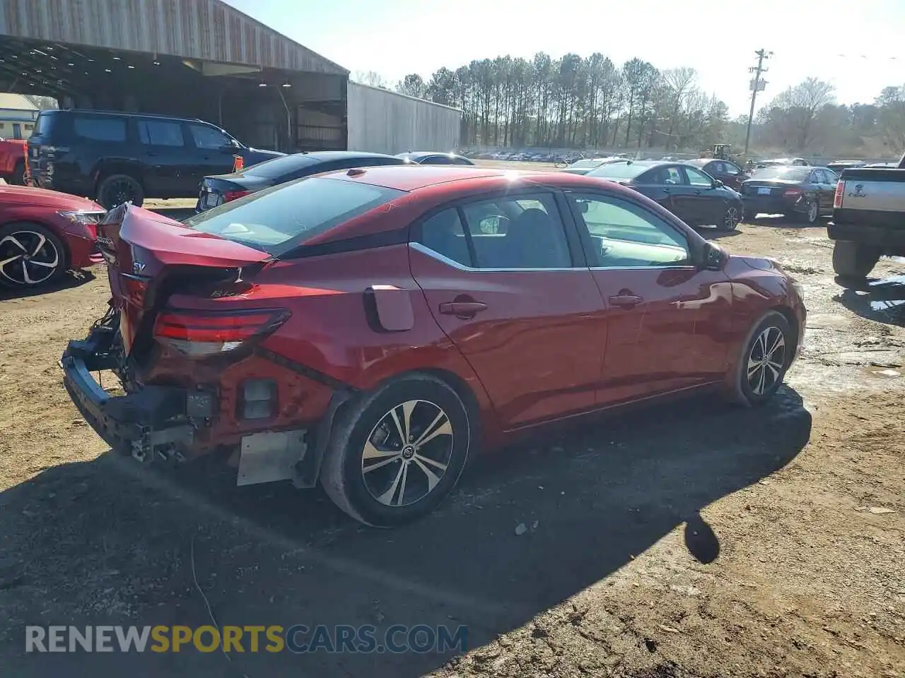 3 Photograph of a damaged car 3N1AB8CV4NY272068 NISSAN SENTRA 2022