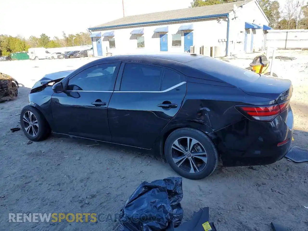 2 Photograph of a damaged car 3N1AB8CV5NY242870 NISSAN SENTRA 2022