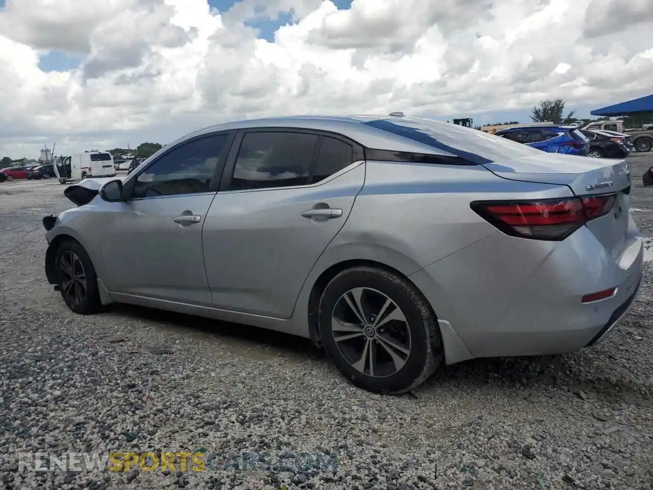 2 Photograph of a damaged car 3N1AB8CVXNY211629 NISSAN SENTRA 2022