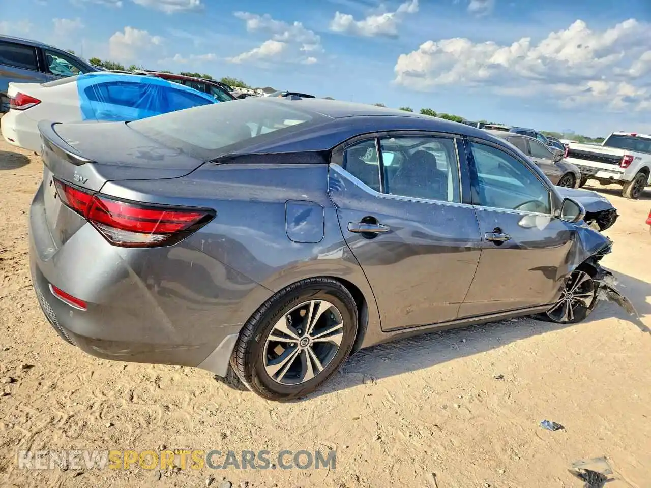 3 Photograph of a damaged car 3N1AB8CVXNY299534 NISSAN SENTRA 2022