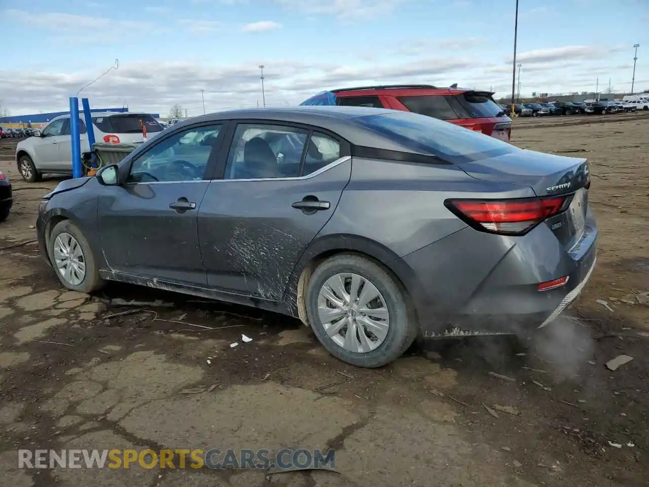 2 fotografías del automóvil dañado 3N1AB8BV8PY301530 NISSAN SENTRA 2023