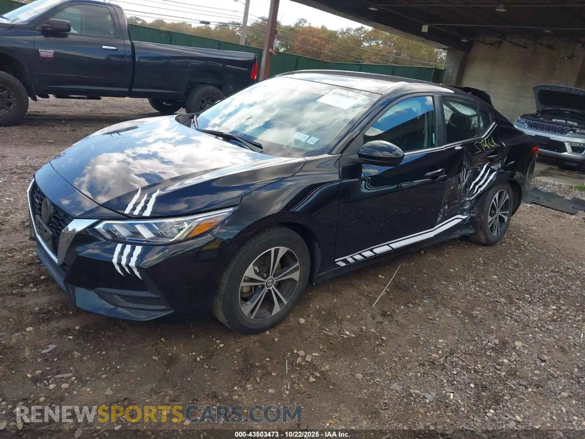 2 fotografías del automóvil dañado 3N1AB8CV1PY224434 NISSAN SENTRA 2023