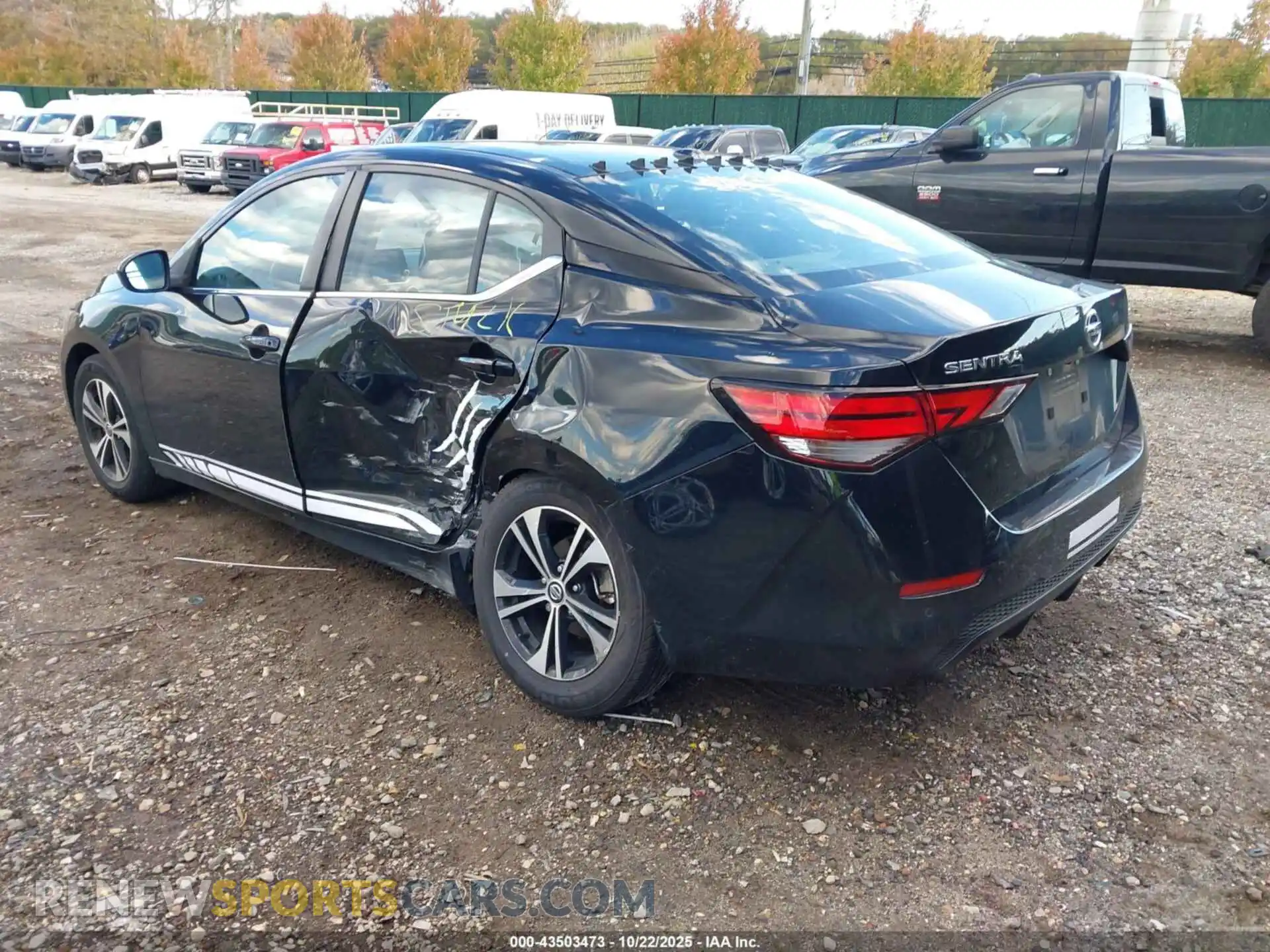 3 fotografías del automóvil dañado 3N1AB8CV1PY224434 NISSAN SENTRA 2023