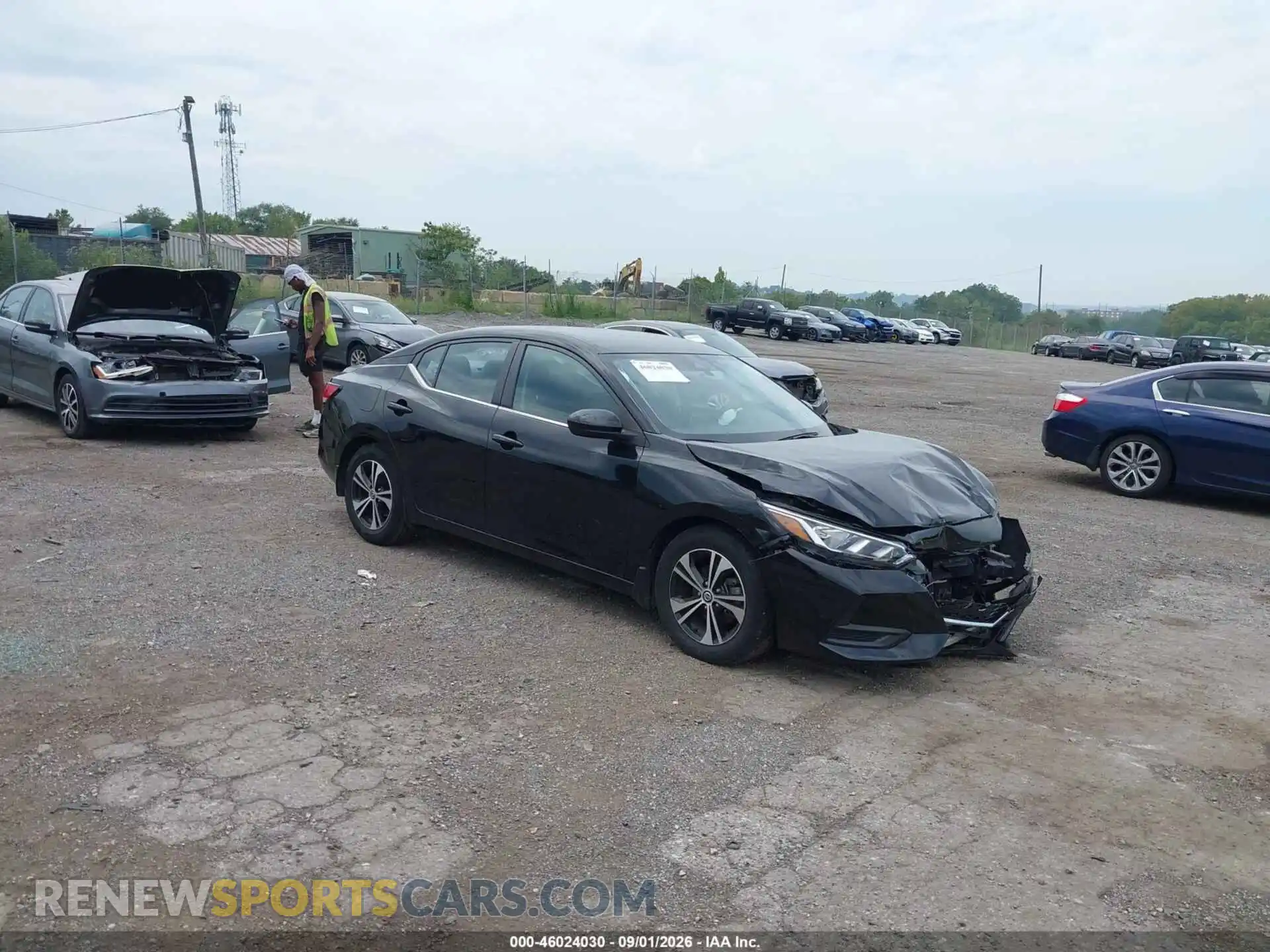 1 Photograph of a damaged car 3N1AB8CV1PY305322 NISSAN SENTRA 2023