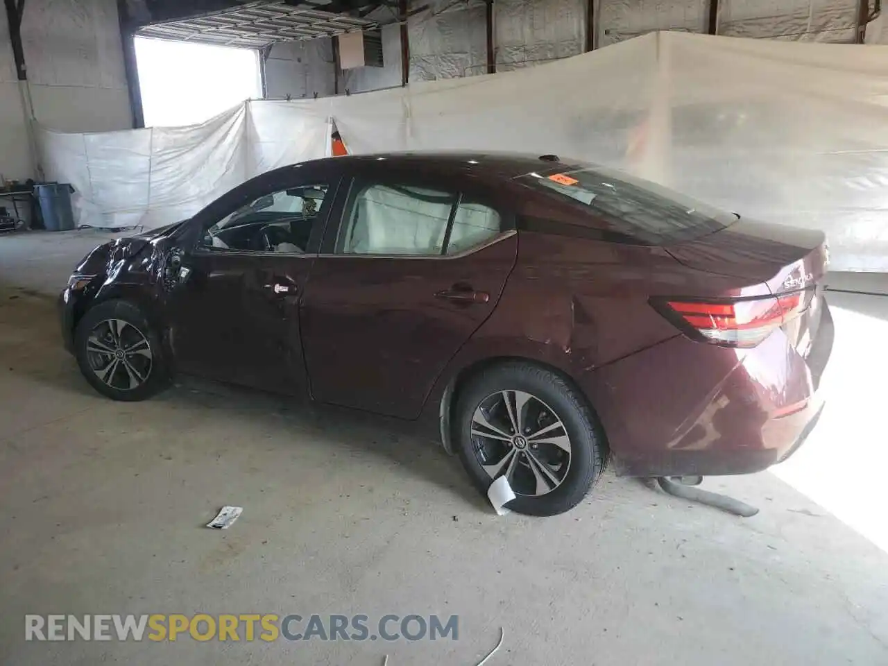 2 Photograph of a damaged car 3N1AB8CV5PY320230 NISSAN SENTRA 2023