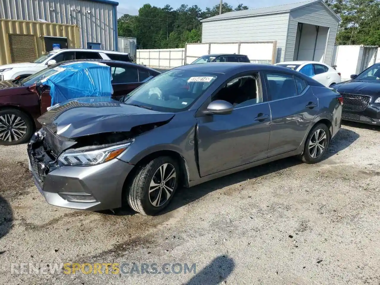 1 Photograph of a damaged car 3N1AB8CV6PY305462 NISSAN SENTRA 2023