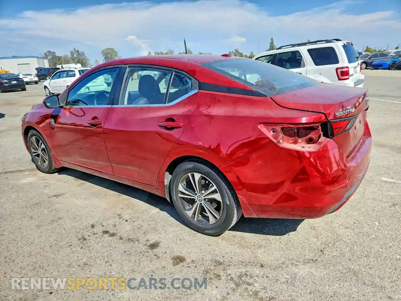 2 Photograph of a damaged car 3N1AB8CVXPY322376 NISSAN SENTRA 2023