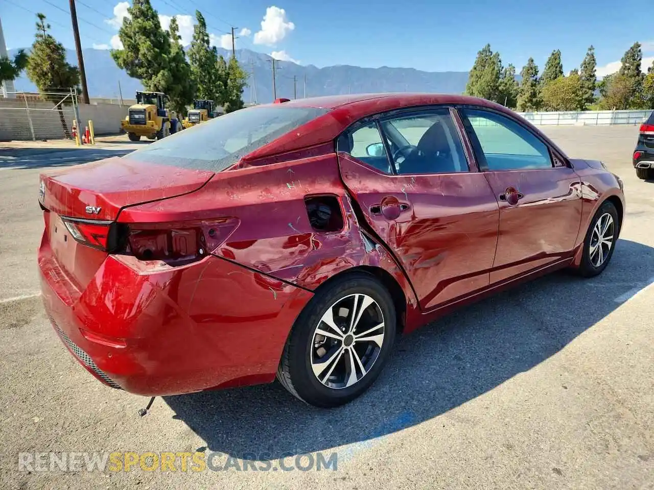 3 Photograph of a damaged car 3N1AB8CVXPY322376 NISSAN SENTRA 2023