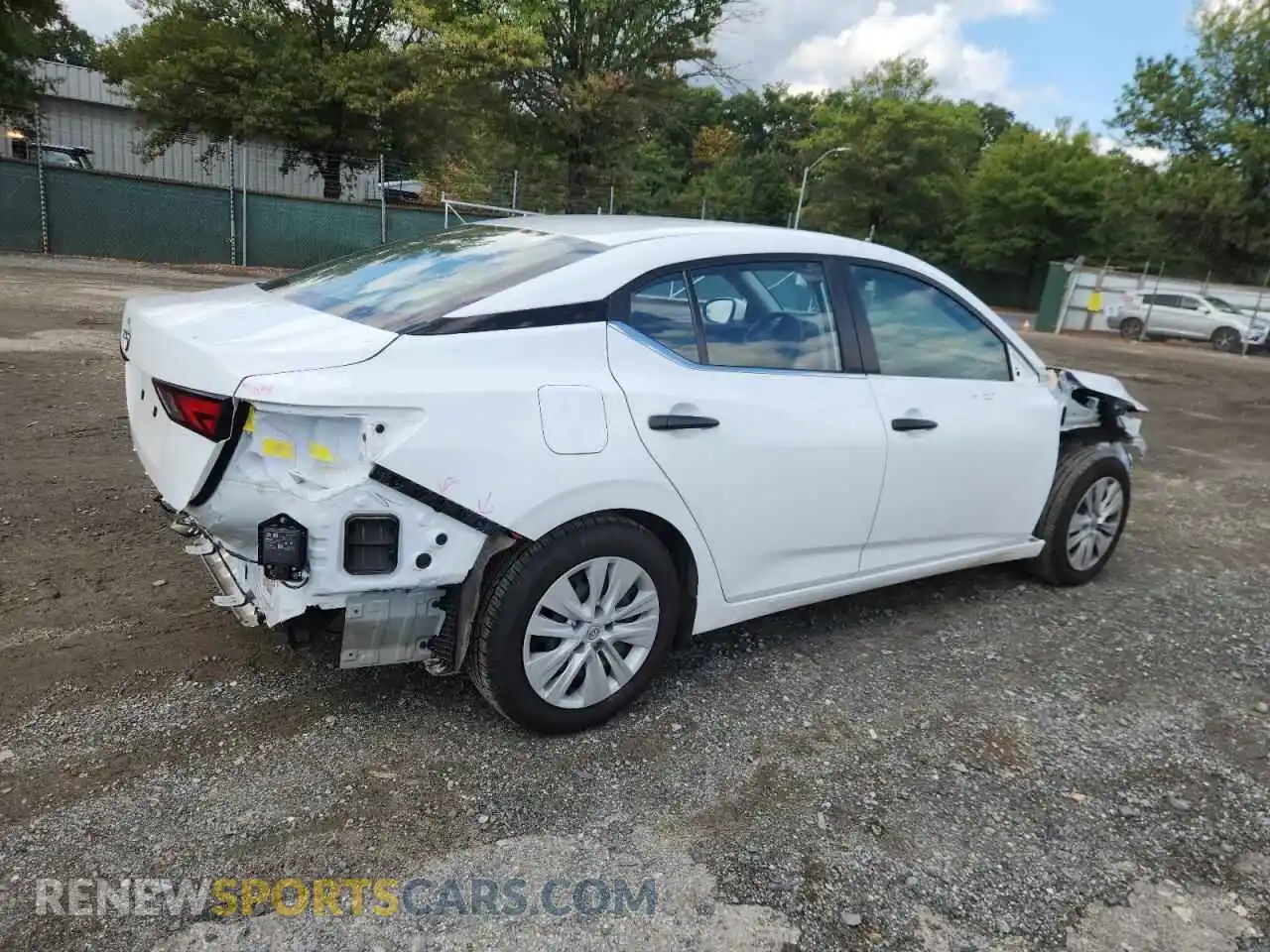 3 fotografías del automóvil dañado 3N1AB8BV5RY247395 NISSAN SENTRA 2024