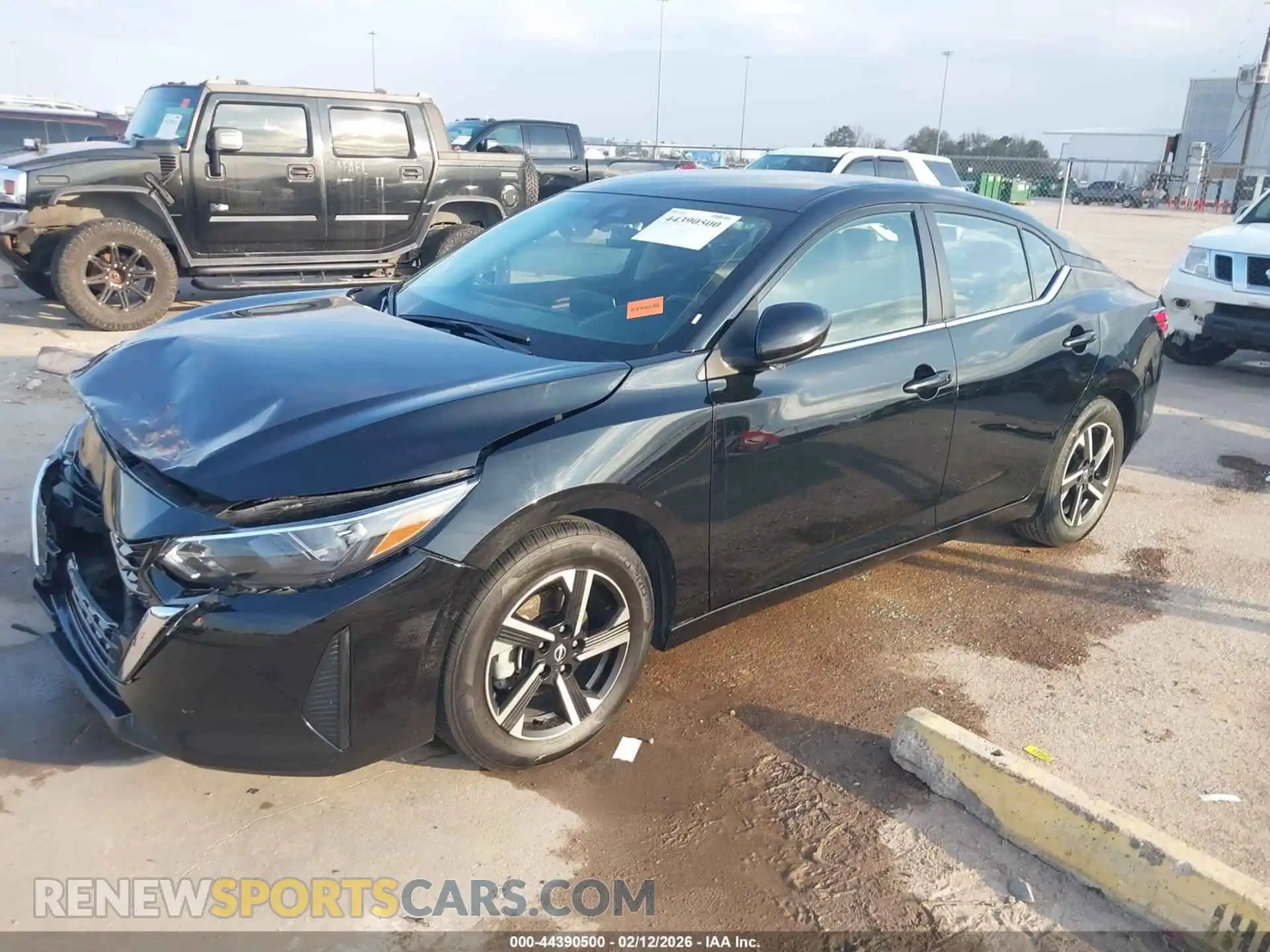 2 fotografías del automóvil dañado 3N1AB8CV0RY270078 NISSAN SENTRA 2024