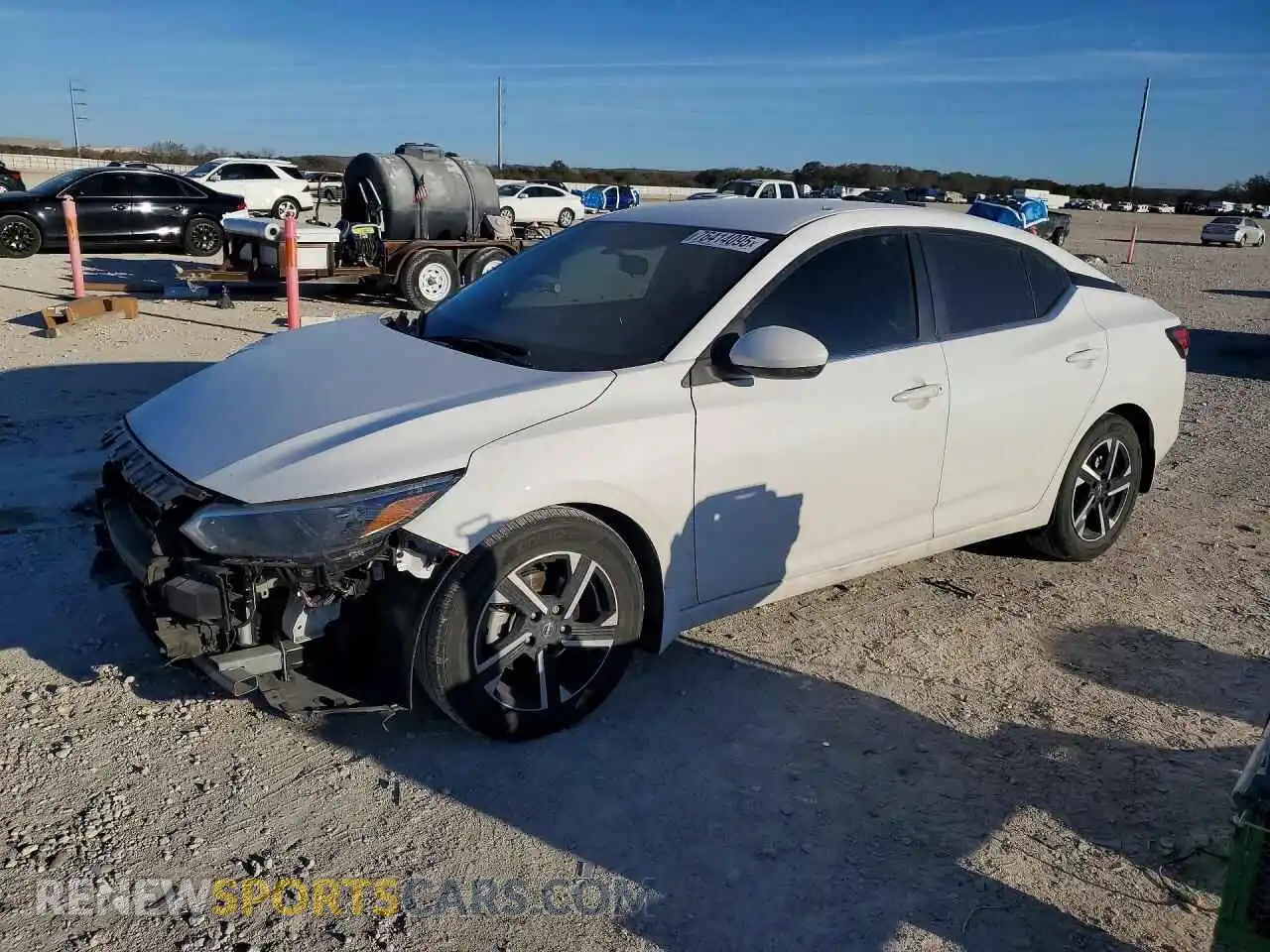 1 Photograph of a damaged car 3N1AB8CV0RY319554 NISSAN SENTRA 2024