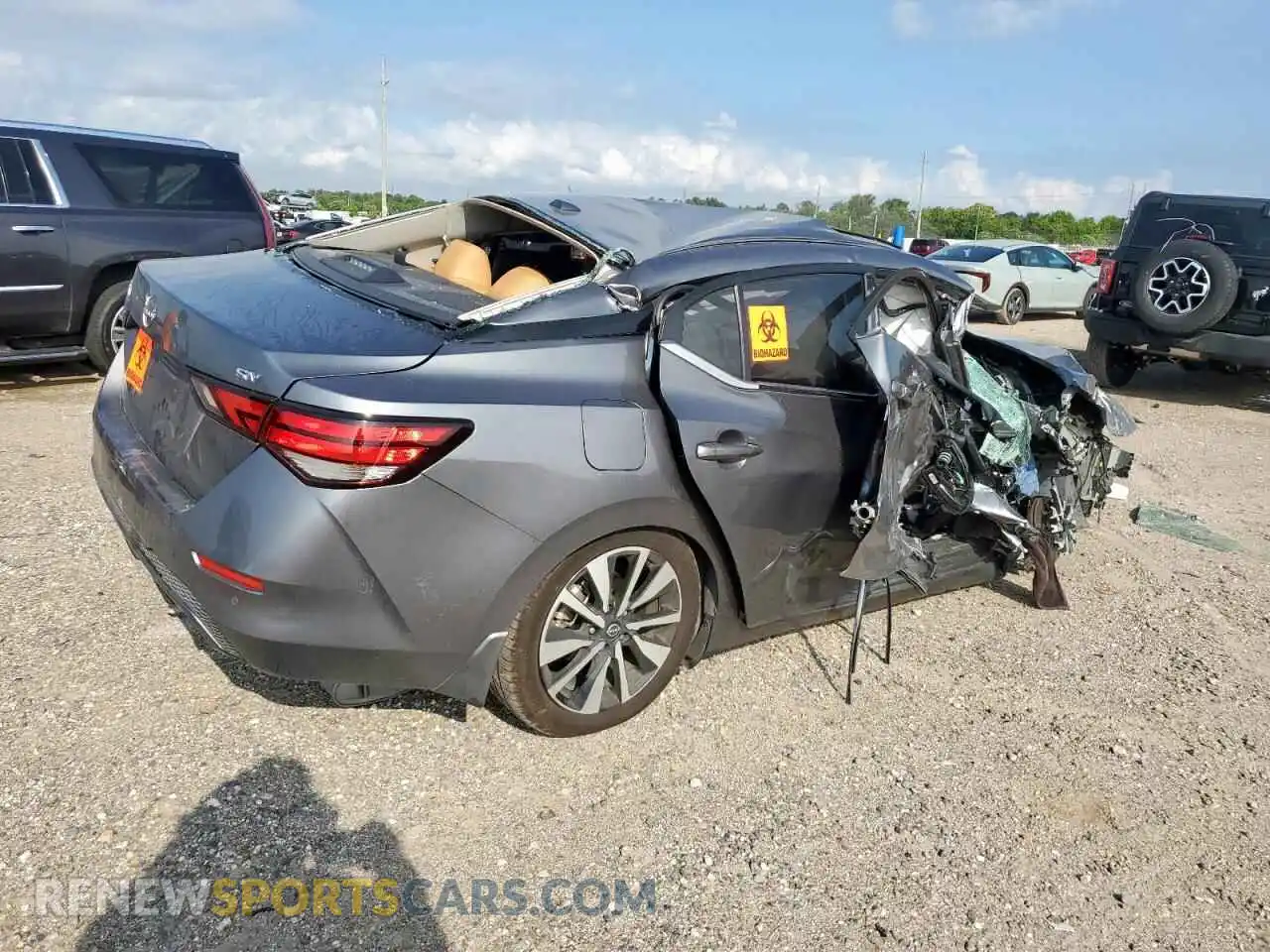 3 Photograph of a damaged car 3N1AB8CV0RY385246 NISSAN SENTRA 2024