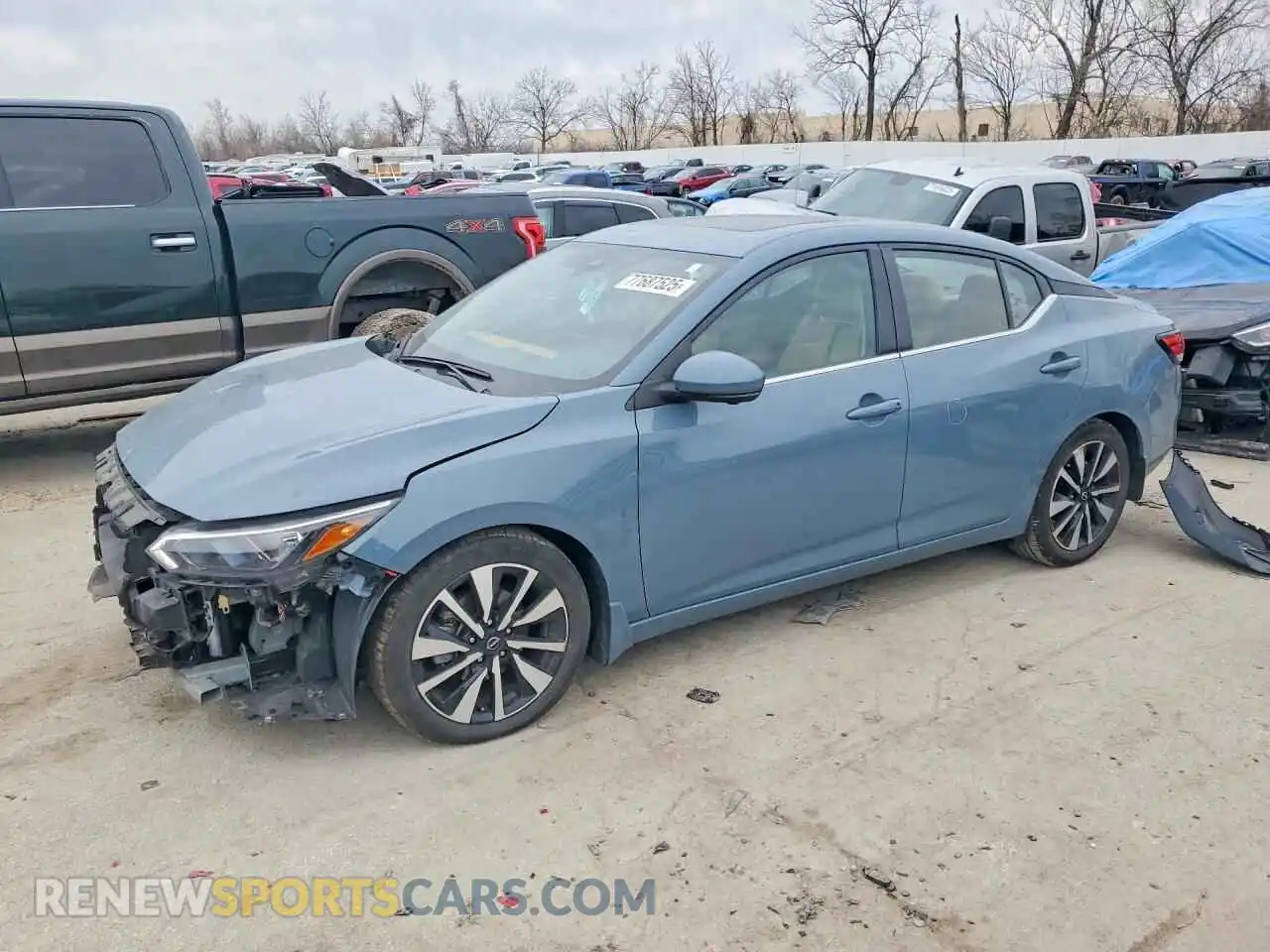1 Photograph of a damaged car 3N1AB8CV2RY222811 NISSAN SENTRA 2024