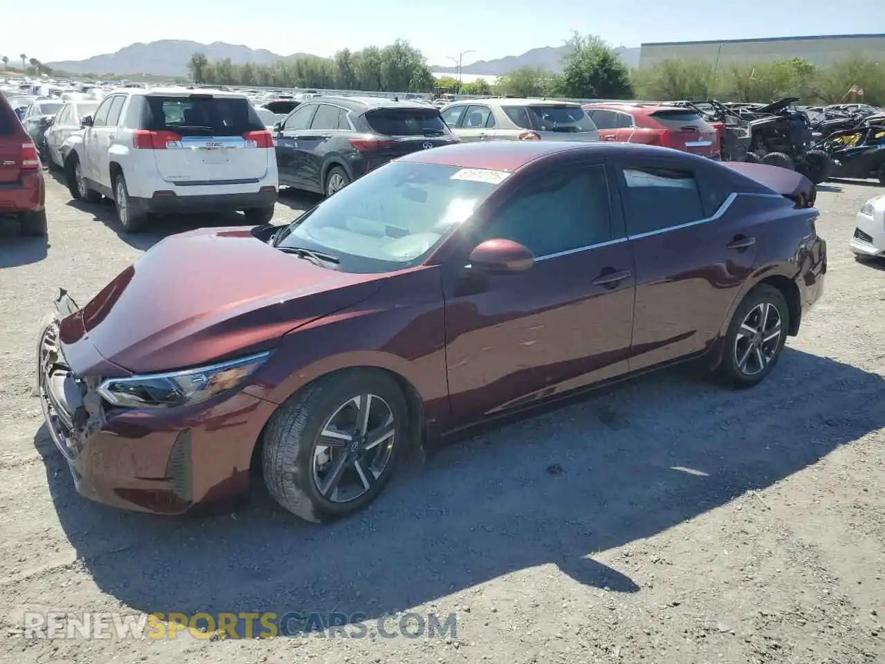 1 Photograph of a damaged car 3N1AB8CV2RY242542 NISSAN SENTRA 2024