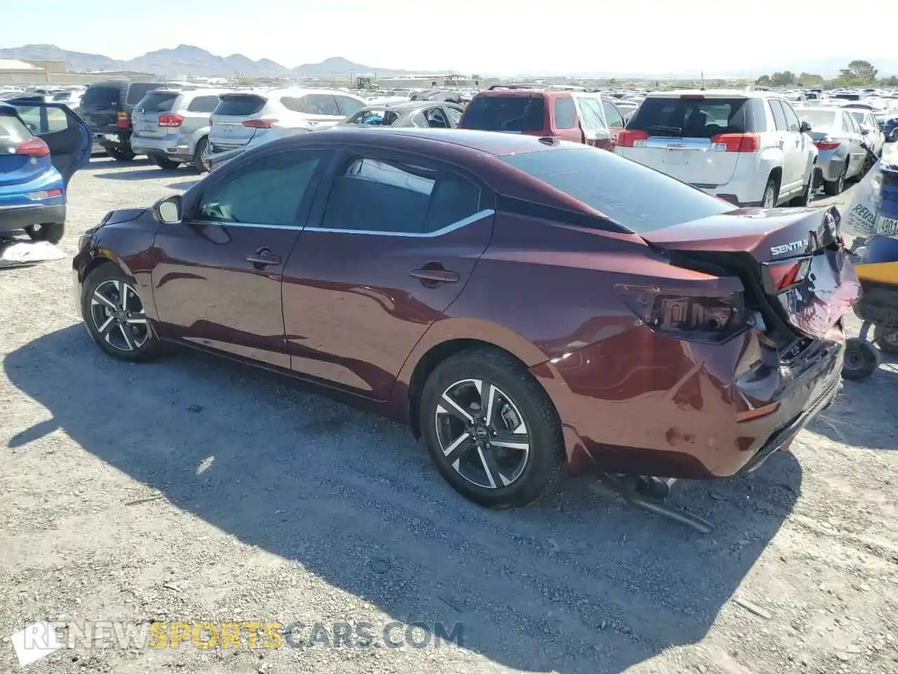 2 Photograph of a damaged car 3N1AB8CV2RY242542 NISSAN SENTRA 2024