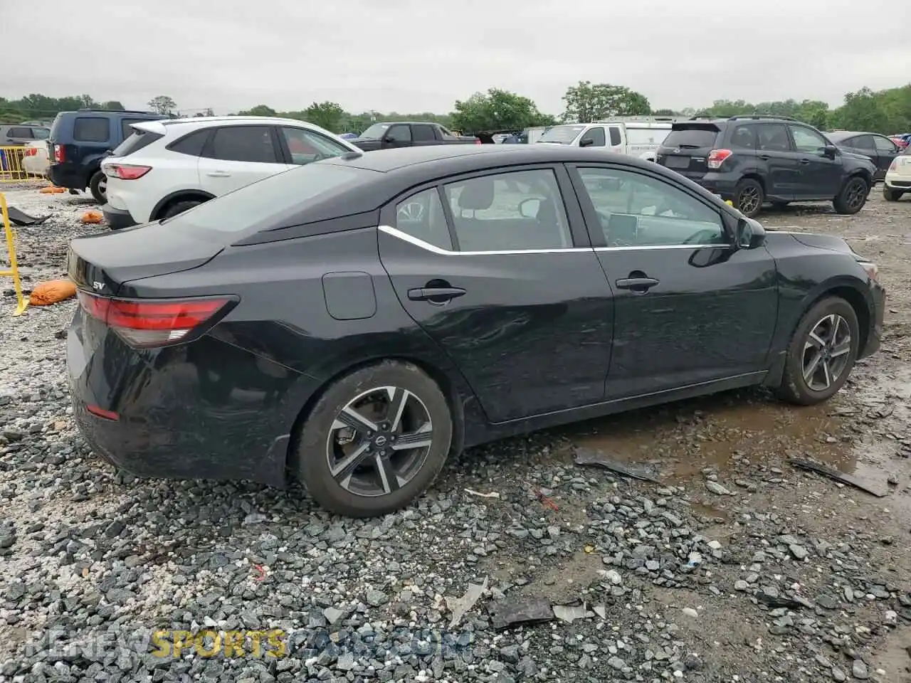 3 fotografías del automóvil dañado 3N1AB8CV3RY278465 NISSAN SENTRA 2024