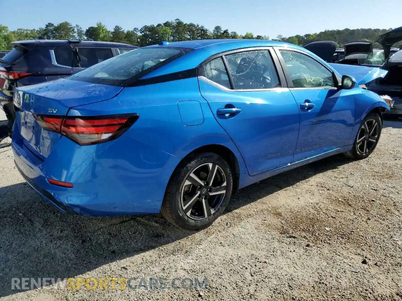 3 fotografías del automóvil dañado 3N1AB8CV3RY337840 NISSAN SENTRA 2024