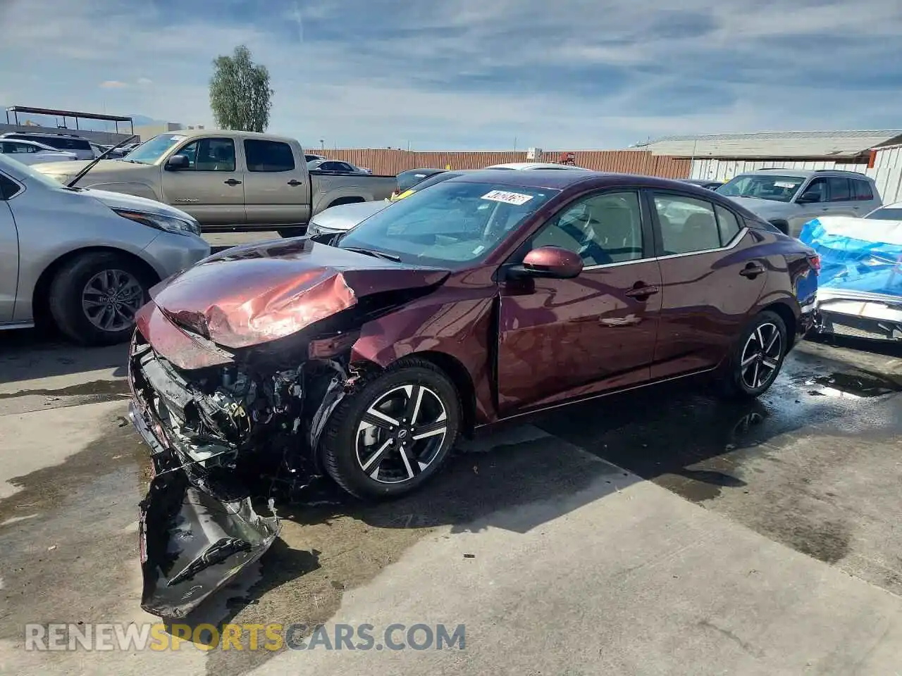 1 fotografías del automóvil dañado 3N1AB8CV4RY314549 NISSAN SENTRA 2024