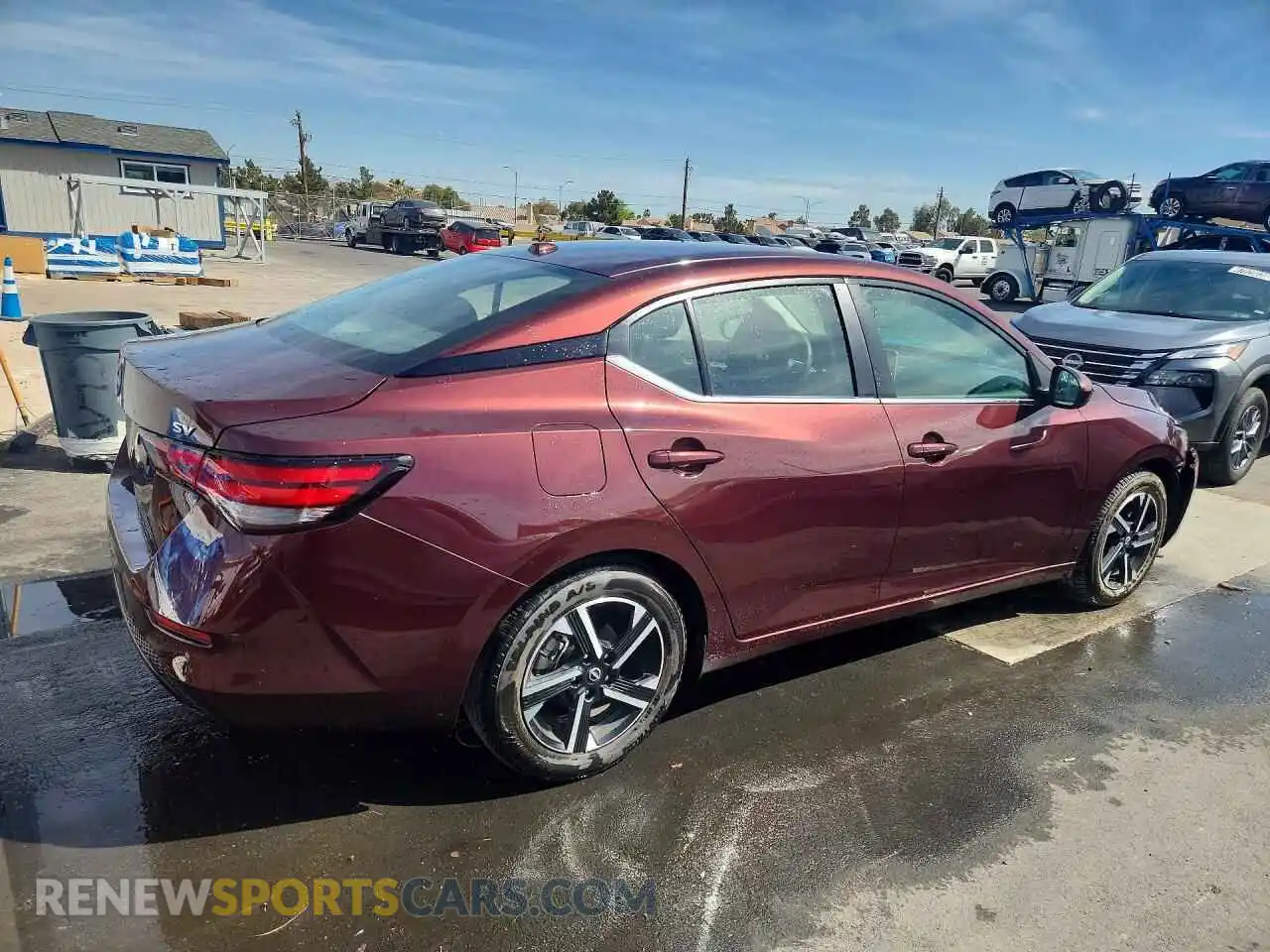 3 fotografías del automóvil dañado 3N1AB8CV4RY314549 NISSAN SENTRA 2024