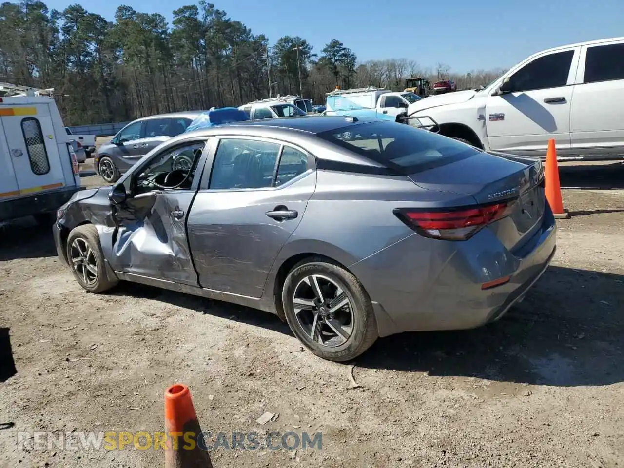 2 Photograph of a damaged car 3N1AB8CV6RY347360 NISSAN SENTRA 2024