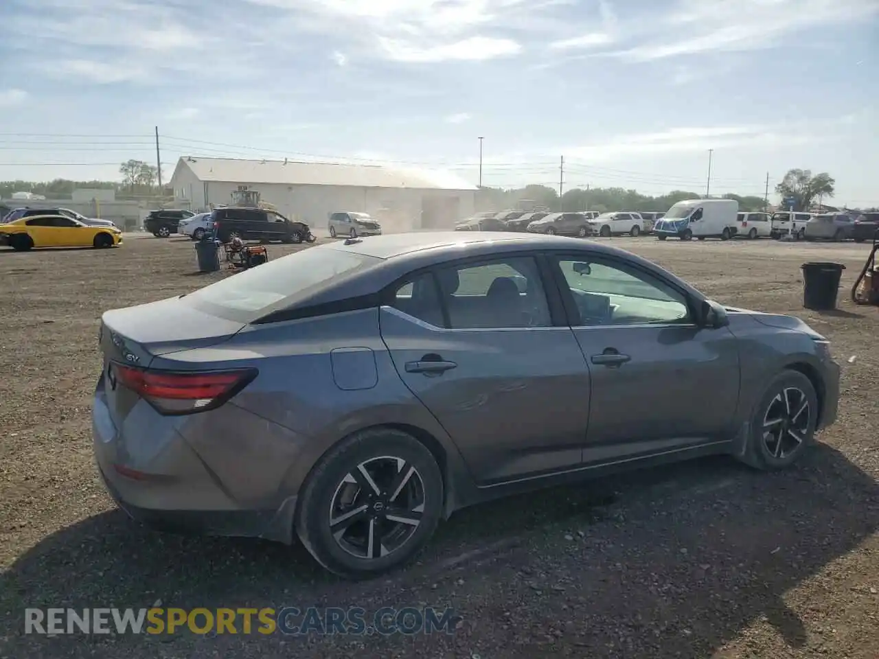 3 fotografías del automóvil dañado 3N1AB8CV7RY223419 NISSAN SENTRA 2024